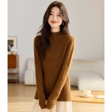 超V会员：zuoleiduomu 珂蕾朵姆 纯羊毛衫 100绵羊毛毛衣女