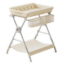 英氏（YEEHOO）尿布台新生婴儿护理台宝宝换衣按摩抚触洗澡可折叠移动婴儿床424.2元 (券后省0.85)