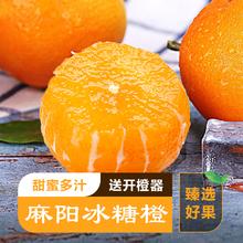 优瑾鲜选 正宗麻阳冰糖橙9斤湖南橙子应当季水果新鲜现摘果冻橙冰糖橙包邮 净重4.5斤