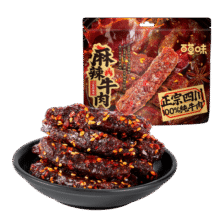 百草味 麻辣牛肉 散称 400g 纯牛肉休闲零食