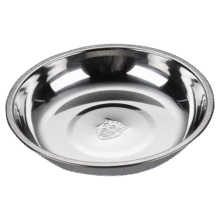 星坊304不锈钢餐盘子碟子浅盆 加厚圆盘平底餐盘菜碟子16CM11.9元 (每满300减50)