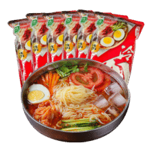 升元 小麦冷面 含料包 565g 6袋 真空包装 速食杂粮面条13.9元