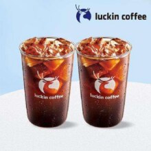 京东外卖 瑞幸咖啡 双杯 标准美式单杯仅4.95元！双杯9.9元 免配送费！免打包费！