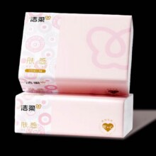 洁柔 肤感抽纸 加厚3层 100抽*24包 家用软抽餐巾纸84.6元(需领券，合21.15元/件)