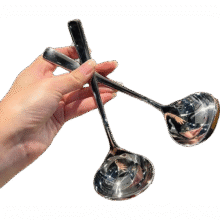 拜杰304不锈钢勺子家用汤勺大号盛汤勺舀粥调羹汤匙餐具1只装10.3元 (券后省0.8)