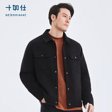 京东PLUS：十如仕 男士加厚羽绒服衬衫夹克外套423.2元