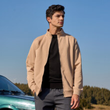 罗蒙 【曼巴棉】可商务可户外运动外套男春秋新款针织开衫男士卫衣外套55元