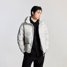 JACK&JONES 杰克琼斯 白鸭绒 防泼水 连帽羽绒服
