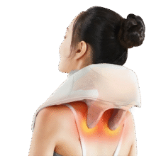 奥克斯（AUX）颈椎按摩器 05D-807(灰色款礼盒装) 按摩披肩肩颈按摩器斜方肌腿腰颈部按摩仪 生日礼物男女188.1元 (每满200减30,券后省0.9)