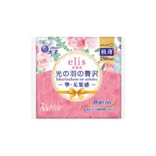 88VIP会员：elis 大王光羽奢适极薄棉柔日用卫生巾250mm*2片