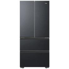 国家补贴：海尔 小红花系列 BCD-500WGHFDB5X8U1 风冷法式门冰箱 500L 夜影灰