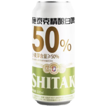 天湖啤酒 施泰克11.5度精酿白啤 浑浊型500ml*1罐