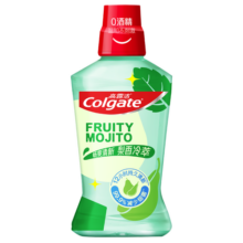 高露洁（Colgate）梨香冷萃精油漱口水500ml 含氟清新口气去口臭深层清洁