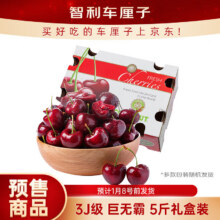 京鲜生 智利Lapins车厘子3J级 5斤礼盒装果径约30-32mm新鲜水果