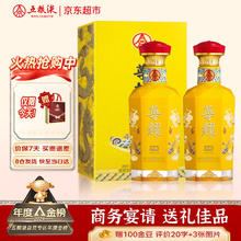 五粮液 尊耀黄龙礼盒 浓香型白酒纯粮食喜婚宴用酒送礼500ML*2瓶