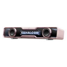 漫步者花再 Halo SoundBar 桌面音响 蓝牙5.4 高保真 樱花粉