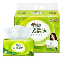 心相印 抽纸 面巾纸 云感柔肤 3层600抽真S码 纸巾提装