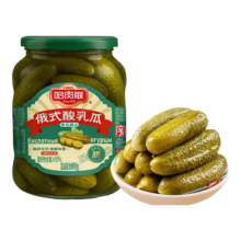 哈肉联正宗俄式酸黄瓜330g/罐俄罗斯风味腌制乳黄瓜罐头开胃下饭菜 俄式风味酸黄瓜330g*2罐