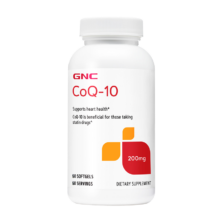 GNC健安喜辅酶q10胶囊200mg60粒心脑血管辅酶备孕老人进口原装