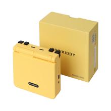 自由物语 复古折叠掌机升级版 翻盖款GBA街机IPS屏64位口袋游戏机 透黑128G 升级版 标配