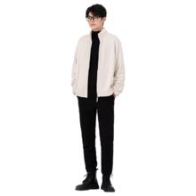 雪中飞 摇粒绒外套男立领开衫户外保暖打底上衣 橄榄绿 XL