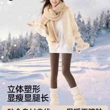 小野和子 鲨鱼裤女秋冬可外穿显瘦保暖打底裤TK