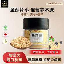 限移动端：大山行 加拿大西洋参小片100克罐装 花旗参碎三伏天养生喝