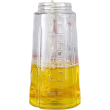户外专用自动开合油壶 玻璃油罐 醋壶酱油瓶 防漏防潮 630ml