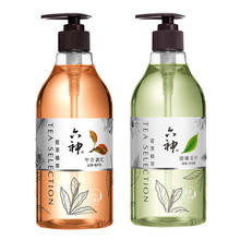 六神 茗茶香氛沐浴露 午日滇红475ml+清曦龙井475ml