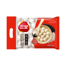 三全 宁波风味黑芝麻汤圆 1kg约84只 生鲜早餐家庭装元宵甜品点心下午茶