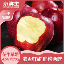 京鲜生 天水花牛苹果 净重4.5斤 单果170g+