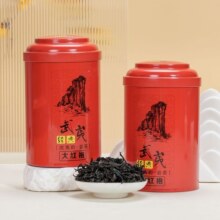 浓香型高山武夷岩茶大红袍武夷经典武夷韵岩茶叶罐装100g-2罐