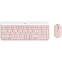 罗技（Logitech）时尚系列 MK470 键鼠套装 无线键鼠套装 超薄 全尺寸 玫瑰粉 带无线2.4G接收器