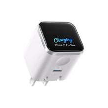 Anker 45W 安心充smart苹果17充电器 氮化镓type-c快充屏显-橙
