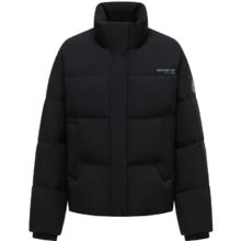 波司登 90绒短款羽绒服 男女情侣款 黑色8056 M 165/88A 110-120斤