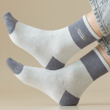 棉满满 男士中筒袜 秋冬季盲盒 潮流吸汗透气长袜 大码随机 10双 均码