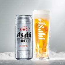 限移动端、淘金币可用：朝日啤酒 超爽 辛口啤酒 500ml*12听