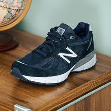new balance 美产990V4 女款复古运动鞋 U990NV4