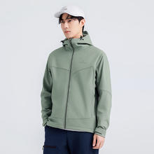 Pioneer Camp 海豹软壳衣定制男户外旅行登山服保暖防风防水连帽宽松夹克外套