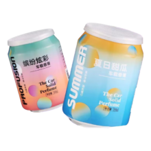 可乐罐香膏车载香薰空气清新剂 夏日甜瓜+浪漫邂逅 2瓶装