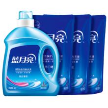 蓝月亮 洗衣液 3kg瓶+1kg袋*3 亮白增艳薰衣草 留香