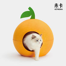 未卡 大橘大利毛毡窝