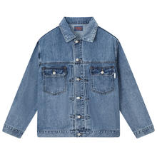 gxgjeans 1978系列 美式翻领牛仔夹克外套 蓝色