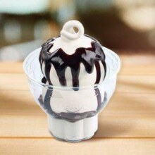 DQ 双球巧克力圣代 蛋糕冰淇淋