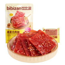 首购：比比赞 高蛋白肉脯120g/袋 蜜汁味