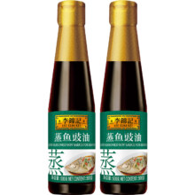 李锦记 蒸鱼豉油玻璃瓶 500g 白灼汁凉拌提鲜酱油生抽
