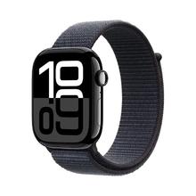 国家补贴、限地区：Apple Watch Series 10 GPS款 智能手表 46mm 亮黑色铝金属表壳 浓墨色回环式运动表带