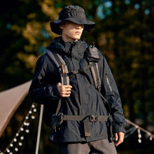 淘金币可用：Pioneer Camp 朱雀户外旅行硬壳冲锋衣男三合一滑雪服女保暖登山服外套