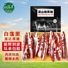 白荡里黑猪肋排边软骨条 猪软骨排骨红烧煲汤食材 肋排边软骨条4斤