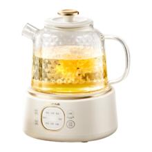 Bear 全玻璃壶体养生壶恒温壶 办公室多功能煮茶壶花茶壶 0金属养生杯 24h预约24h保温 1L YSH-J10D1
